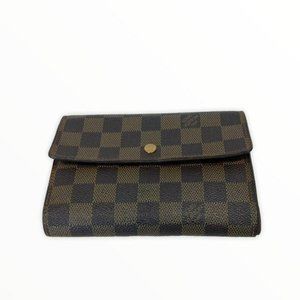 Louis Vuitton Wallet damier azur used purse 1570